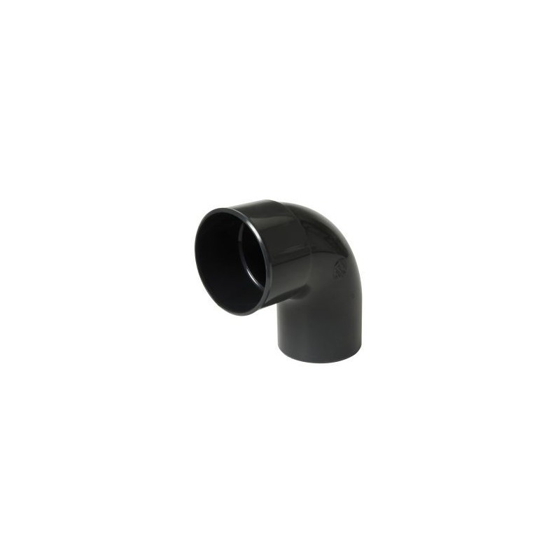 Nicoll PVC-Ti bocht 87,5 graden mof-spie antraciet Ø80