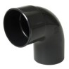 Nicoll PVC-Ti bocht 87,5 graden mof-spie antraciet Ø80
