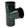 Nicoll PVC-Ti T-stuk 67,5 graden mof-spie zwart Ø80