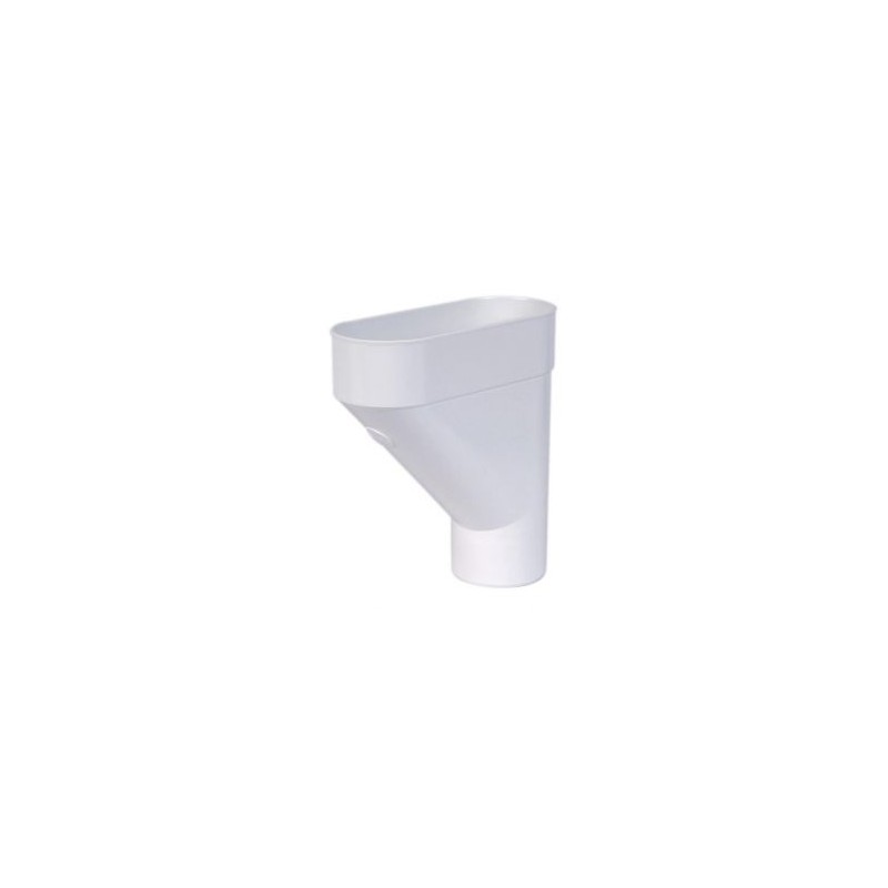 Nicoll PVC-Ti verzamelbak wit Ø80
