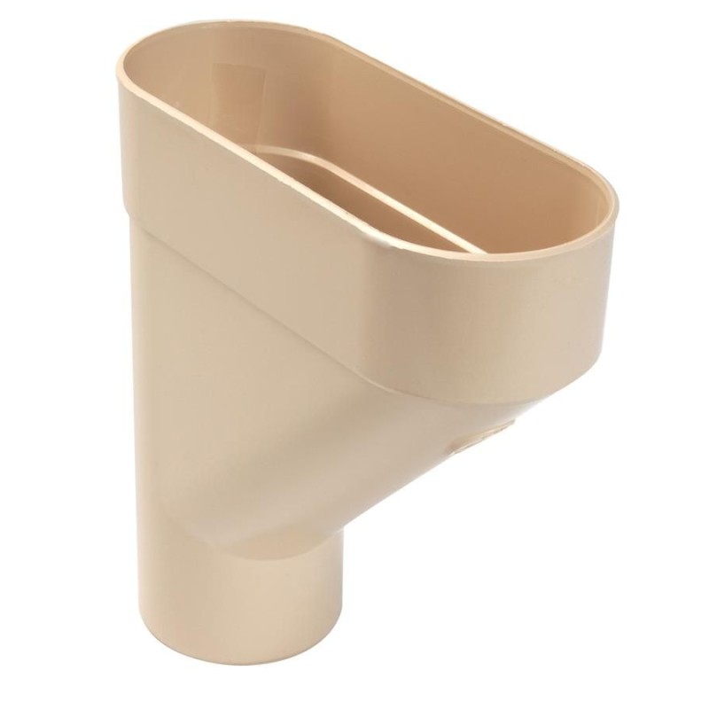 Nicoll PVC-Ti verzamelbak beige Ø80