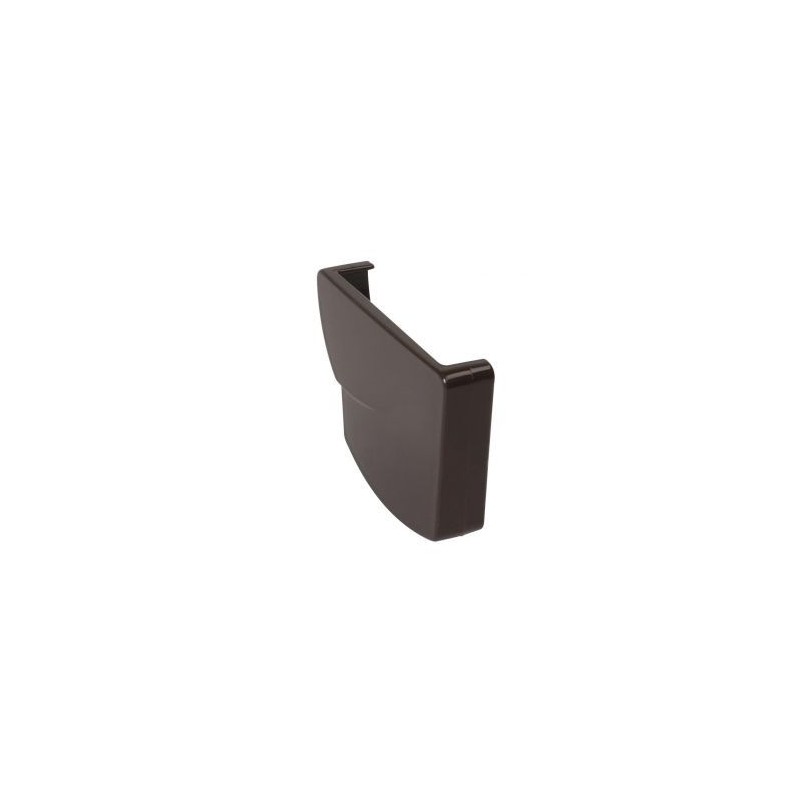 Nicoll Ovation LG28 PVC-Ti eindstuk goot rechts bruin
