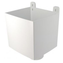 Nicoll PVC-Ti vergaarbak wit Ø100