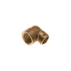 BONFIX Soldeer messing kniekoppeling 3/8" bi.dr. x 10 mm