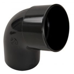 Nicoll PVC-Ti bocht 67,5 graden mof-spie zwart Ø80