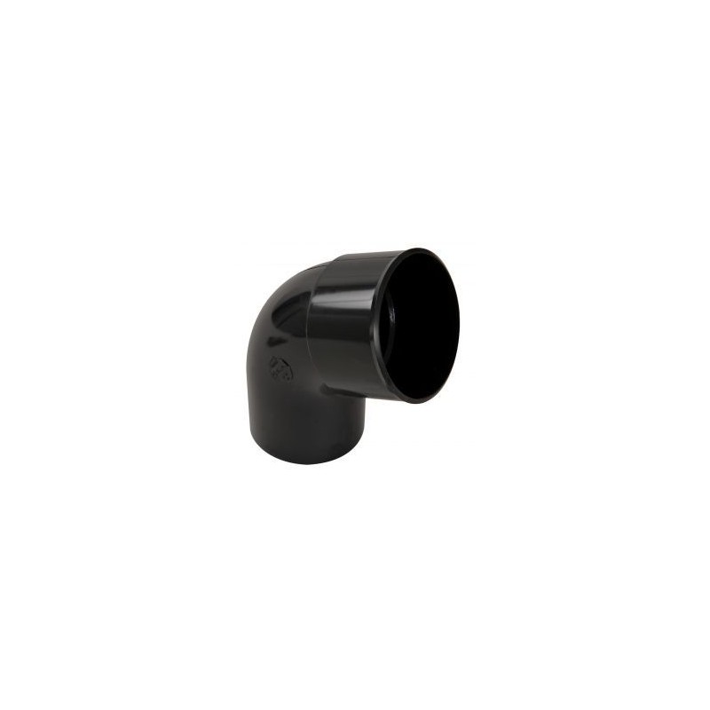 Nicoll PVC-Ti bocht 67,5 graden mof-spie zwart Ø80