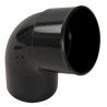 Nicoll PVC-Ti bocht 67,5 graden mof-spie zwart Ø80