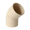 Nicoll PVC-Ti bocht 45 graden mof-spie beige Ø80