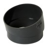 Nicoll PVC-Ti bocht 30 graden mof-spie antraciet Ø80