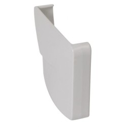 Nicoll Ovation LG28 PVC-Ti eindstuk centraaluitloop rechts wit