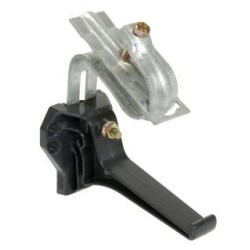 Nicoll Ovation LG28 PVC-Ti gootbeugel met dakhaak (verb.oph) antraciet