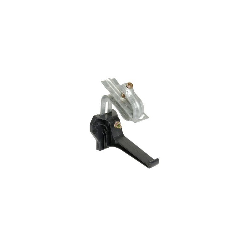 Nicoll Ovation LG28 PVC-Ti gootbeugel met dakhaak (verb.oph) antraciet
