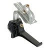Nicoll Ovation LG28 PVC-Ti gootbeugel met dakhaak (verb.oph) antraciet