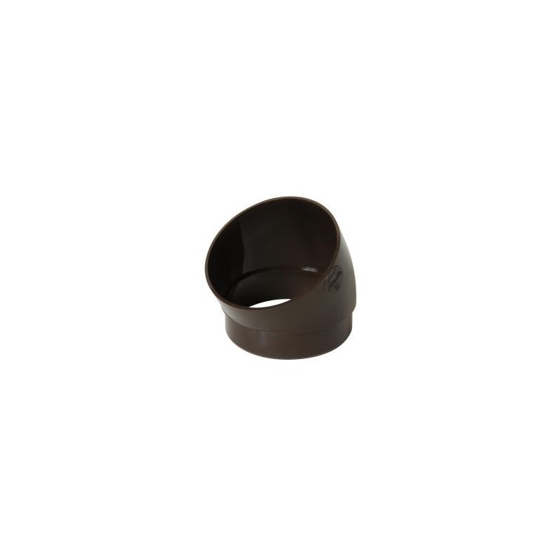Nicoll PVC-Ti bocht 30 graden mof-spie bruin Ø80