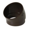 Nicoll PVC-Ti bocht 15 graden mof-spie bruin Ø80