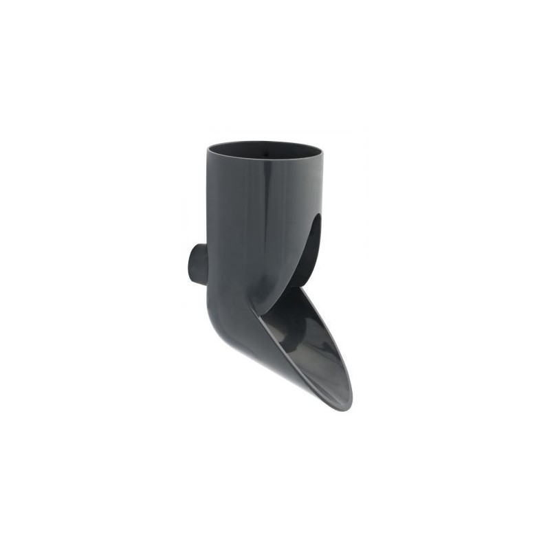Nicoll PVC-Ti uitloop antraciet Ø80