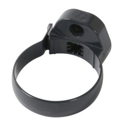 Nicoll PVC-Ti pijpbeugel m6 zwart Ø80