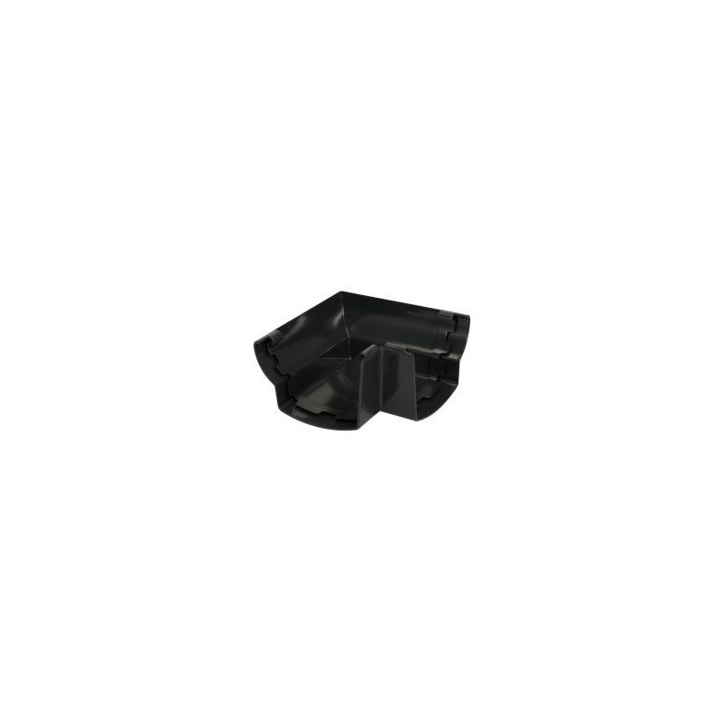Nicoll Ovation LG28 PVC-Ti buitenhoekstuk 90 graden antraciet