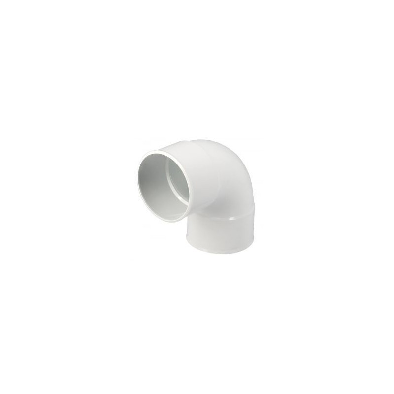 Nicoll PVC-Ti bocht 87,5 graden mof-mof wit Ø80