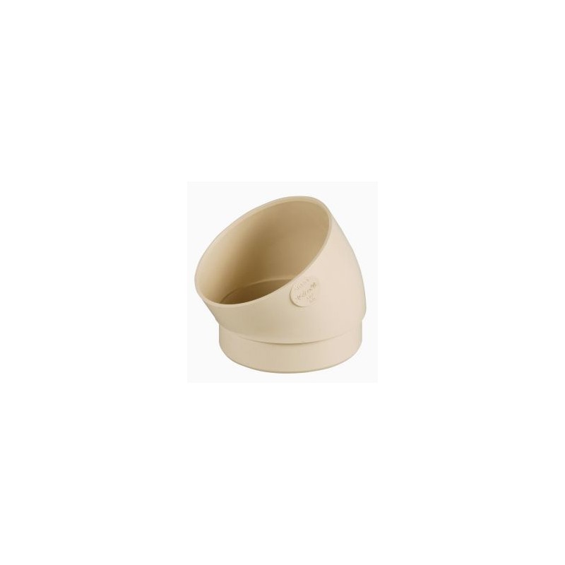 Nicoll PVC-Ti bocht 30 graden mof-spie beige Ø80