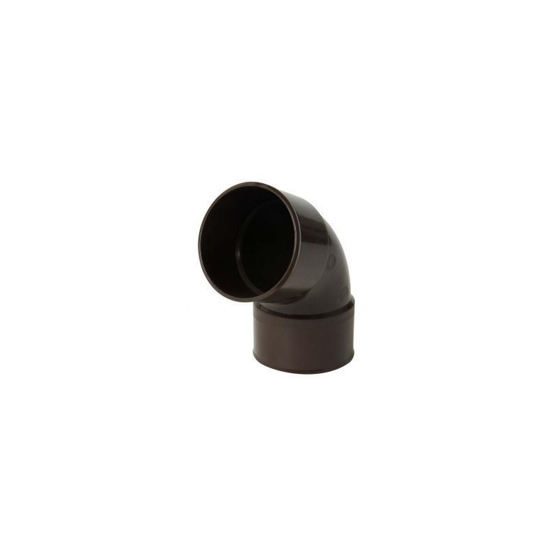 Nicoll PVC-Ti bocht 67,5 graden mof-mof bruin Ø80