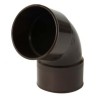 Nicoll PVC-Ti bocht 67,5 graden mof-mof bruin Ø80