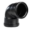 Pipelife Master3+ geluidsarm bocht 90 87,5gr 2xm Zwart