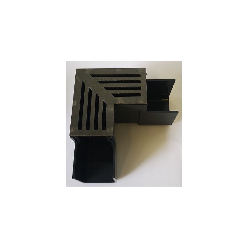 ACO Slimline hoekelement CorTen staal