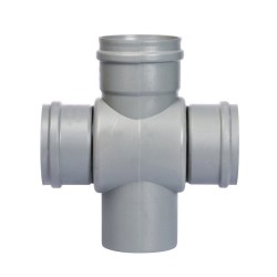 Pipelife manchet dubbel T-stuk 3x Mof / Spie 90gr. 125mm