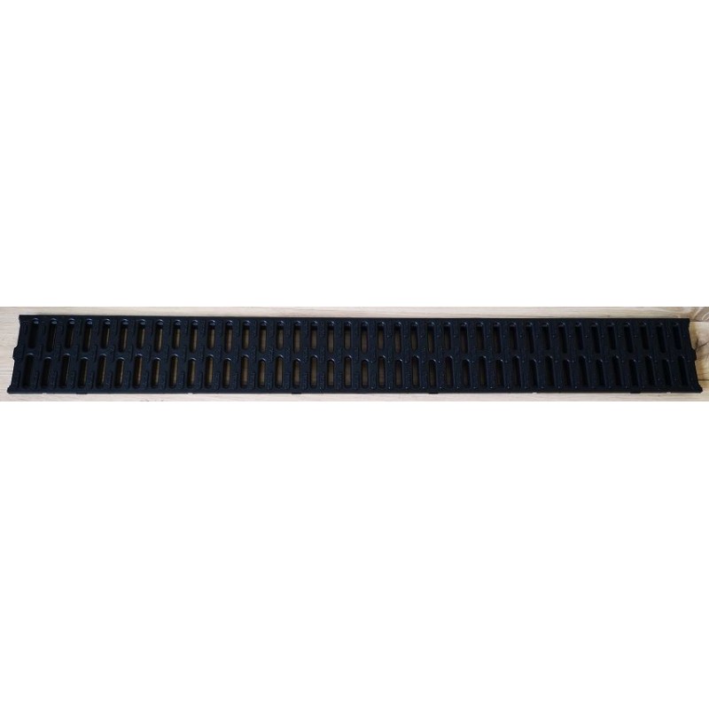 ACO Sleufrooster kunststof zwart L1000mm