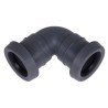 Pipelife TopFit bocht 75 mm 90gr. Mof/Mof grijs