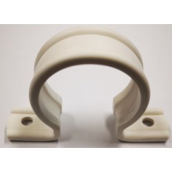 pvc zadel  32 mm WIT