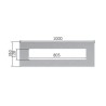 ACO Showertape tbv WTW X 800 mm