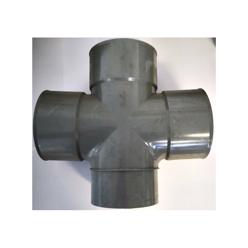 Pipelife lijm dubbel T-stuk 3xMof/Spie 90gr. 125 mm