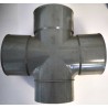 Pipelife lijm dubbel T-stuk 3xMof/Spie 90gr. 125 mm