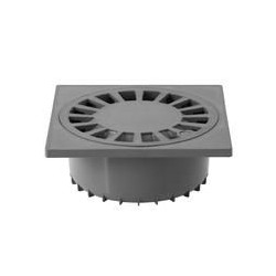 Jimten pvc vloerput 150x150 OU50 Grijs (Ral 7037)