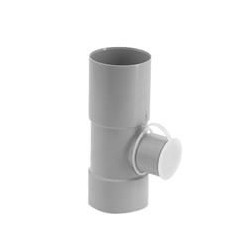 Girpi regenton vulautomaat Ø100mm lichtgrijs (ral7047)