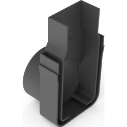 ACO Slimline eindplaat met zijuitloop 50mm