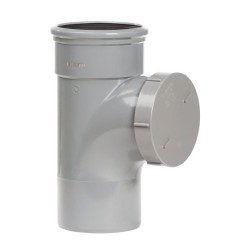 Pipelife manchet ontstoppingsstuk met schroefdeksel Mof x Spie 125mm