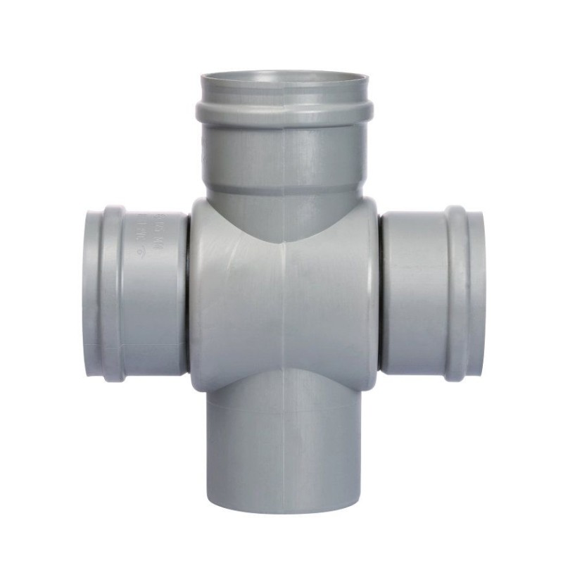 Pipelife manchet dubbel T-stuk 3x Mof / Spie 90gr. 200mm