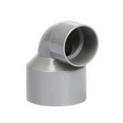 Pipelife lijm verloopbocht mof/mof 75x50 mm 90 gr.