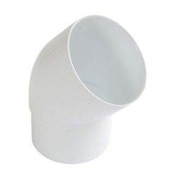 hwa bocht WIT VSE 45gr.  80 mm