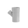 HWA verloop T-stuk 45 graden 80x50 2x mof - 1 spie