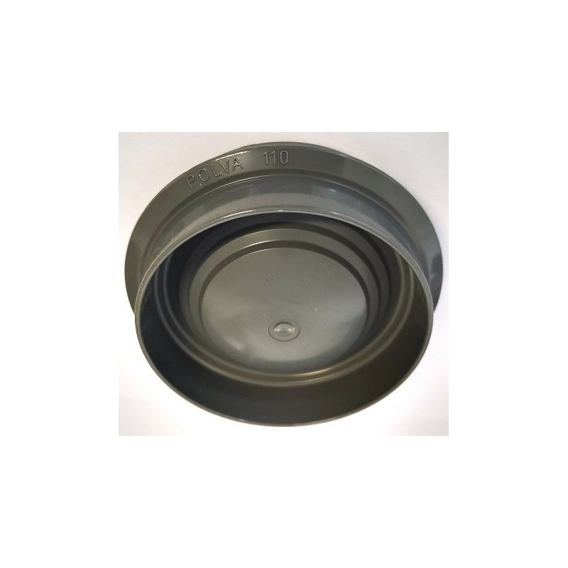 kombikap 125 mm grijs