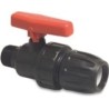 PP kogelkraan knel x buitendraad 32 mm x 1"