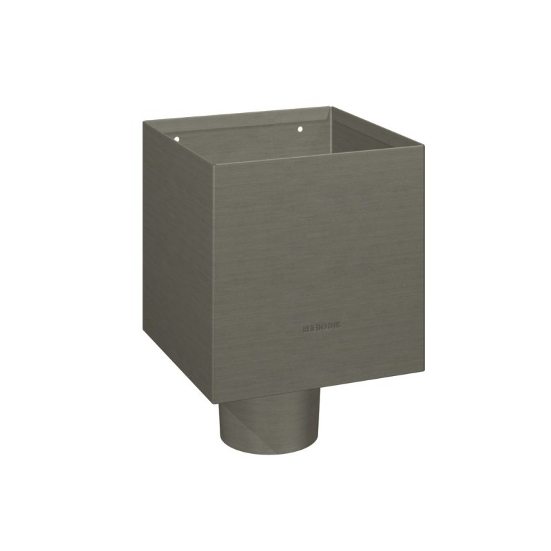 RHEINZINK Vergaarbak Kubus 200 prePatina prePatina graphite-grey 100mm