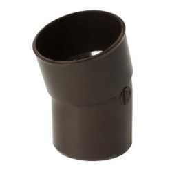 Nicoll PVC-Ti bocht 20 graden mof-spie bruin Ø80