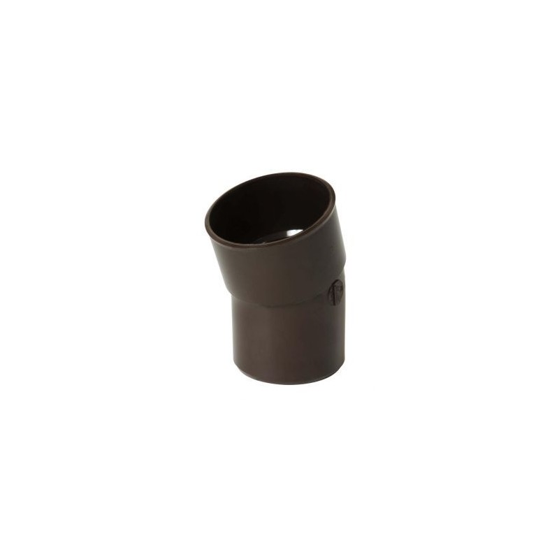 Nicoll PVC-Ti bocht 20 graden mof-spie bruin Ø80