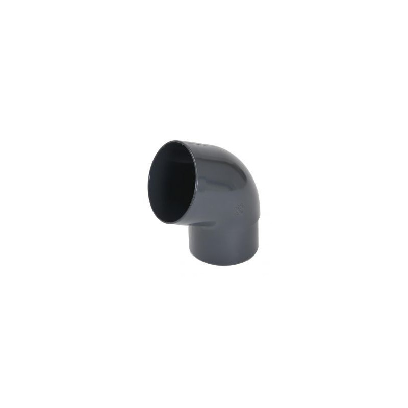 Nicoll PVC-Ti bocht 67,5 graden mof-vse antraciet Ø80