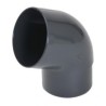 Nicoll PVC-Ti bocht 67,5 graden mof-vse antraciet Ø80